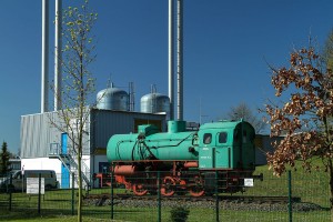 Dampfspeicherlock in Eilenburg - Technisches Denkmal