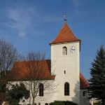 Kirche in Behlitz, ein romantischer Ortsteil von Eilenburg